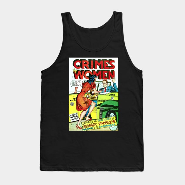 Crimes By Women (June, 1949) Tank Top by dumb stuff, fun stuff